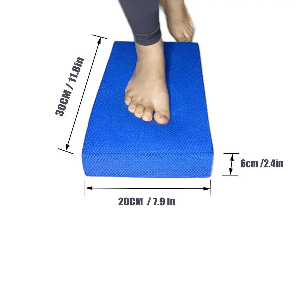 Non-Slip Balance Pad (TPE Foam) – Yoga, Pilates & Stability Training Cushion