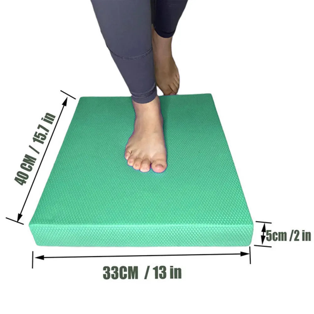 Non-Slip Balance Pad (TPE Foam) – Yoga, Pilates & Stability Training Cushion