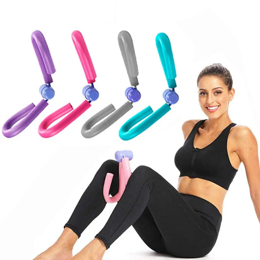 Inner Thigh Trainer – Spring Resistance Leg Exerciser with Foam Pads
