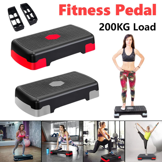Non-Slip Aerobic Step Board – Portable ABS Step Platform (Up to 200kg)