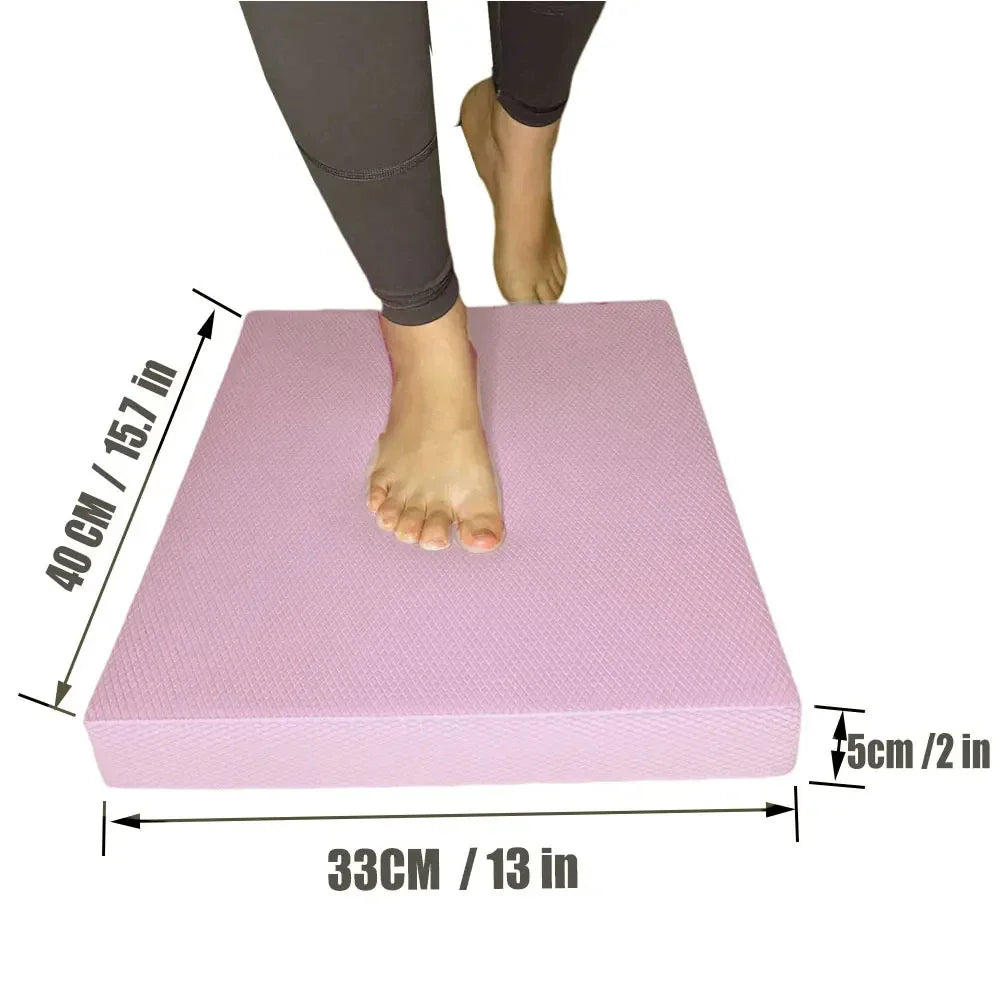 Non-Slip Balance Pad (TPE Foam) – Yoga, Pilates & Stability Training Cushion