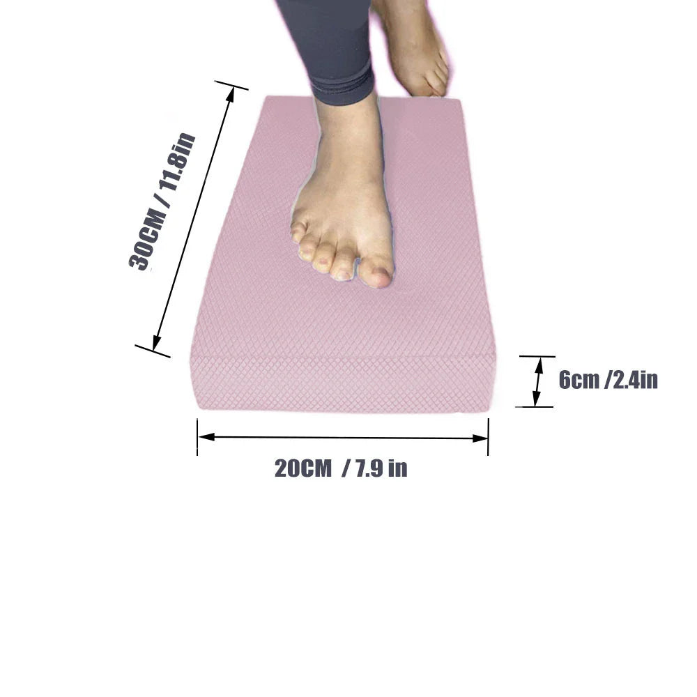 Non-Slip Balance Pad (TPE Foam) – Yoga, Pilates & Stability Training Cushion