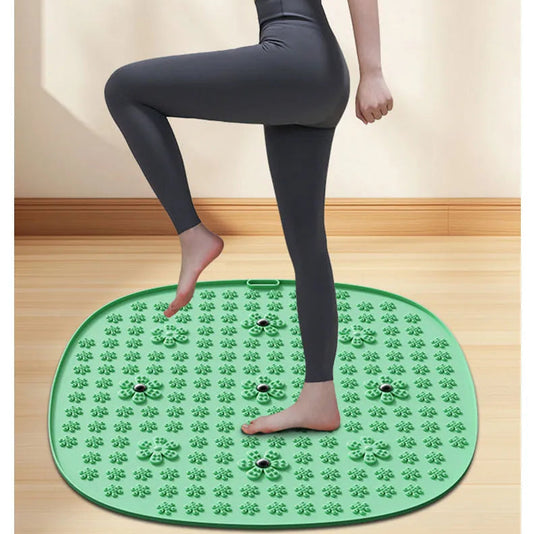 TPE Foot Massage Pad 55×55cm – Raised Bumps, Non-Electric Massage Board